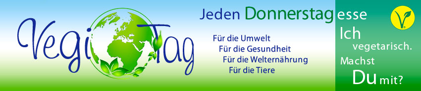 Vegi-Tag: Einmal wöchentlich eine vegetarische Alternative